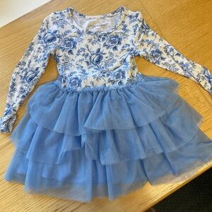 Posh Peanut Blue Floral Dress